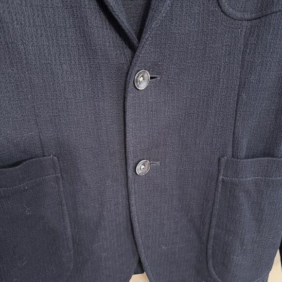 The Gigi | Angie unstructured navy blue jacket/blazer EU size 48 US 38 - Picture 5 of 11